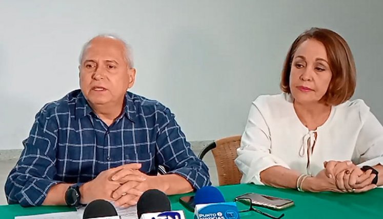 Sergio Palacios y Gladys Navarro, líderes de Fenalco en la región./ Foto Cortesía