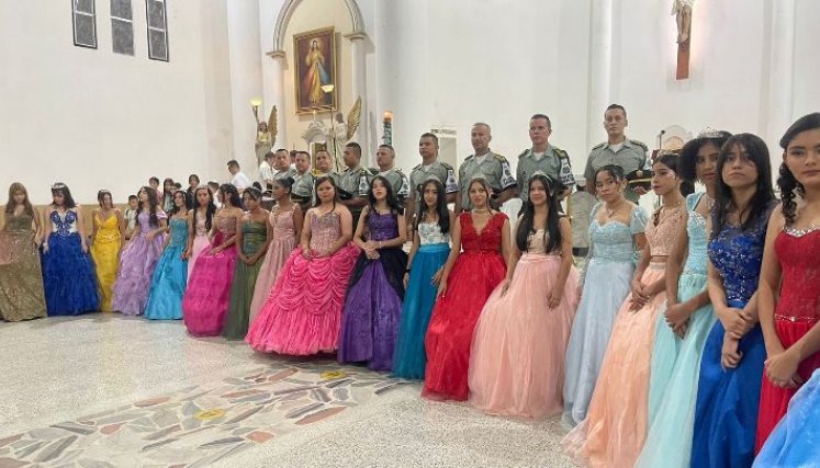 La misa fue celebrada en la Parroquia San Rafael Arcángel./ Foto: Cortesía.