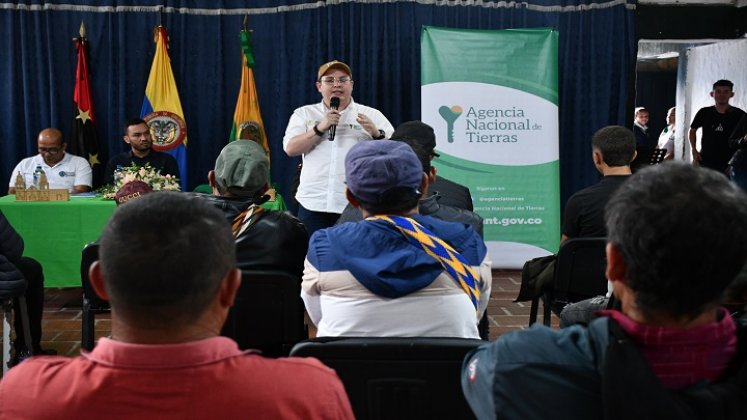 Esos recursos en Ocaña están encaminados a la compra de predios rurales y establecimiento de un proyecto productivo, financiado por el Ministerio de Agricultura./ Foto: Cortesía