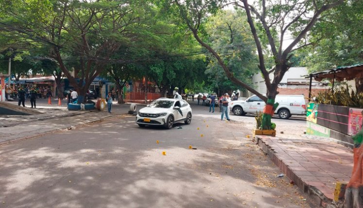 Baleado en el barrio Popular