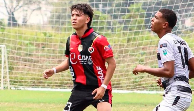 Dubán Gallo, jugador del Cúcuta Deportivo Sub-20. 