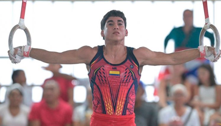 Camilo Vera, gimnasta de Norte de Santander. 