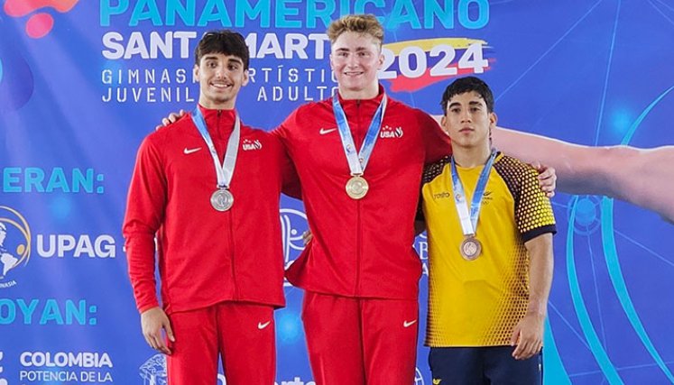 Camilo Vera, gimnasia artística de Norte de Santander. 