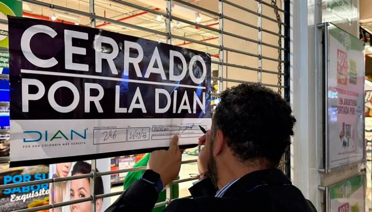 Cerrado por la DIAN