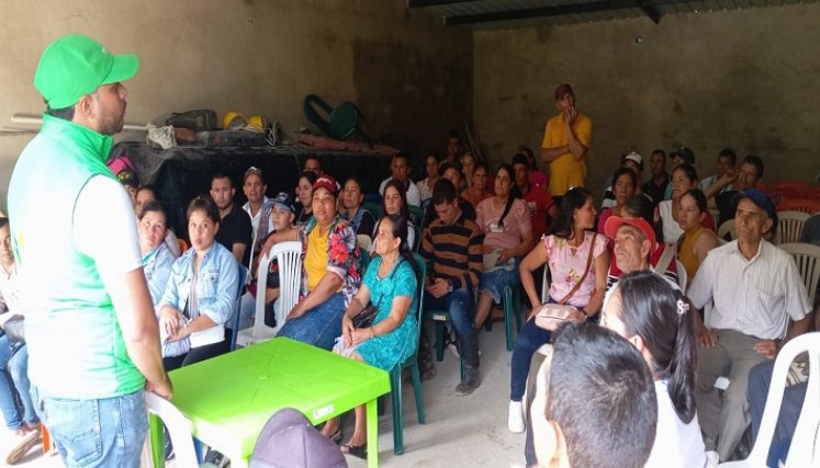 Campesinos reciben capacitación sobre finanzas agropecuarias para mejorar las condiciones de vida./ Foto cortesía