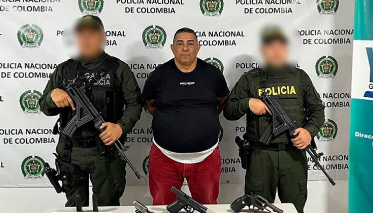 Yoemi Capote fue capturado en inmediaciones del Comando de la Policía Metropolitana de Cúcuta (Mecuc).