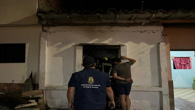 Un incendio estructural prende las alarmas sobre las conexiones eléctricas en Ocaña. /Foto: Cortesía