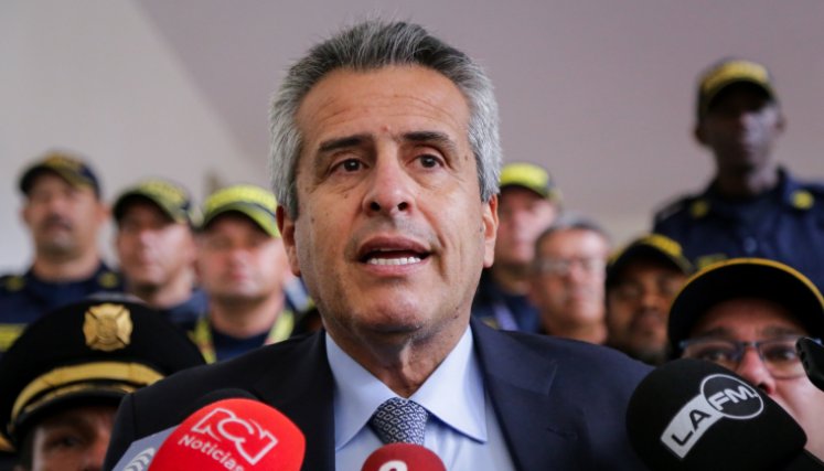 Luis Fernando Velasco, ministro del Interior. / Foto: Colprensa 