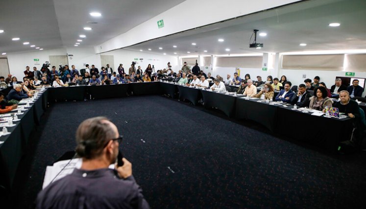 Mesa de negociación entre el Gobierno y Eln