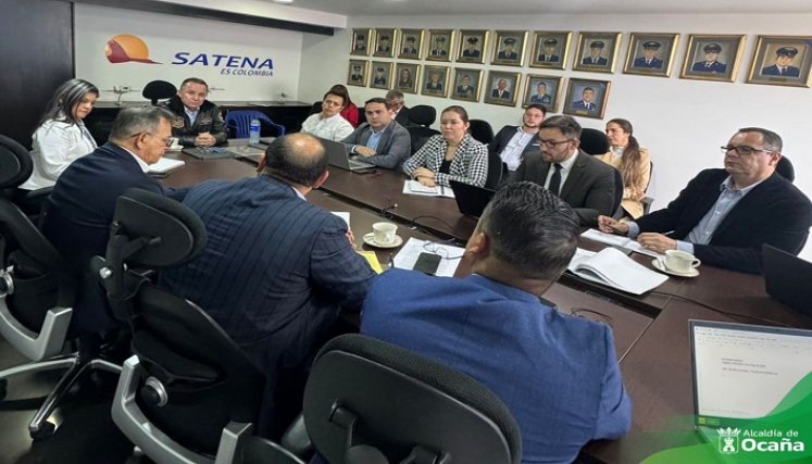 Soplan buenos vientos para la llegada de aeronaves de Satena a Ocaña e impulsar el desarrollo regional./Foto: Cortesía