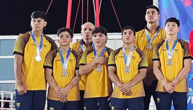 Selección Colombia de gimnasia artística juvenil. 