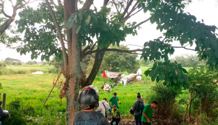 Una avioneta se precipitó en Ibagué