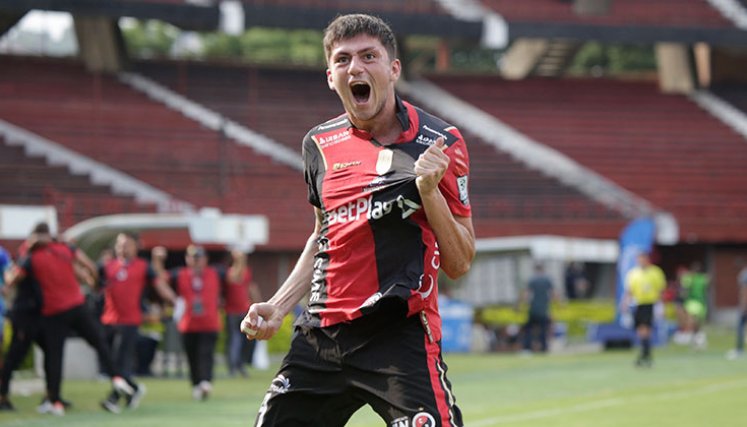 Valentin Robaldo, delantero del Cúcuta Deportivo. 
