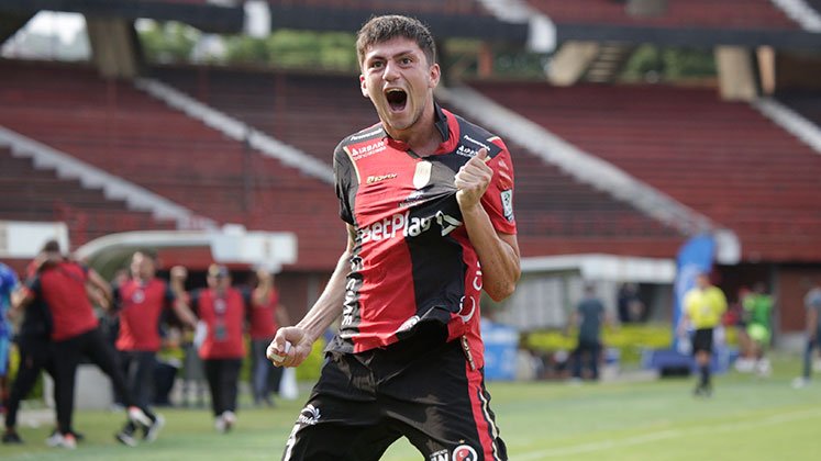 Valentin Robaldo, delantero del Cúcuta Deportivo. 