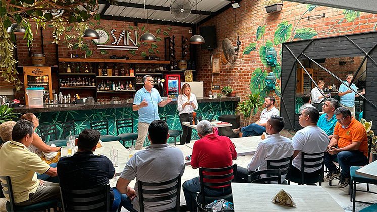 Empresarios sostuvieron una reunión con PorkColombia./ Foto La Opinión
