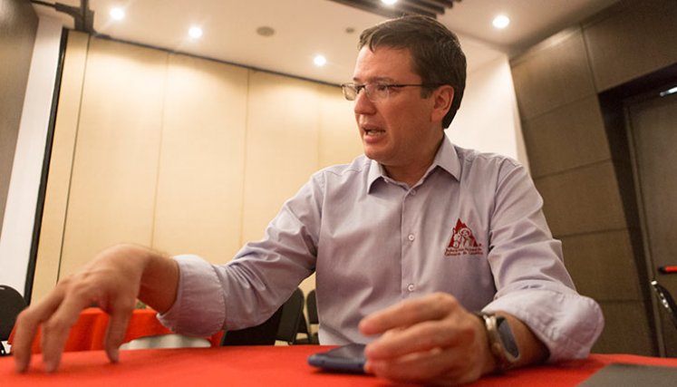“Siempre que vengo a Norte de Santander me sorprendo aún más de la calidad de las personas y su café”, dijo Germán Bahamón./ Foto Juan Pablo Cohen-La Opinión