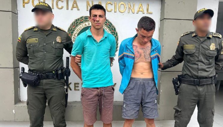 Capturados después de un robo