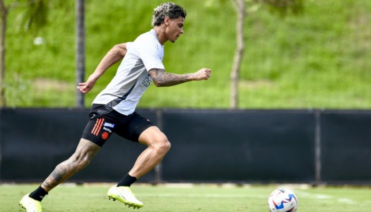 Richard Ríos marcó su primer gol con la selección mayor ante Estados Unidos.