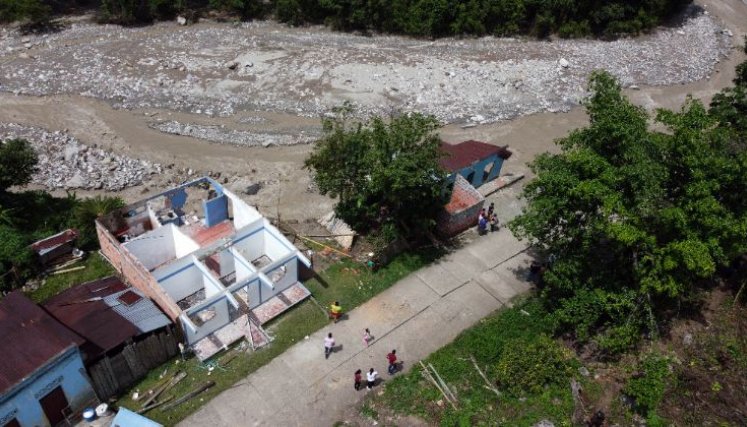 Avalancha en Arboledas. / Foto: Carlos Ramírez / La Opinión 
