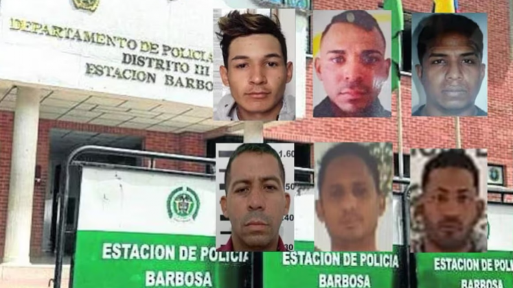 Estos son los hombres que se fugaron en Santander. 