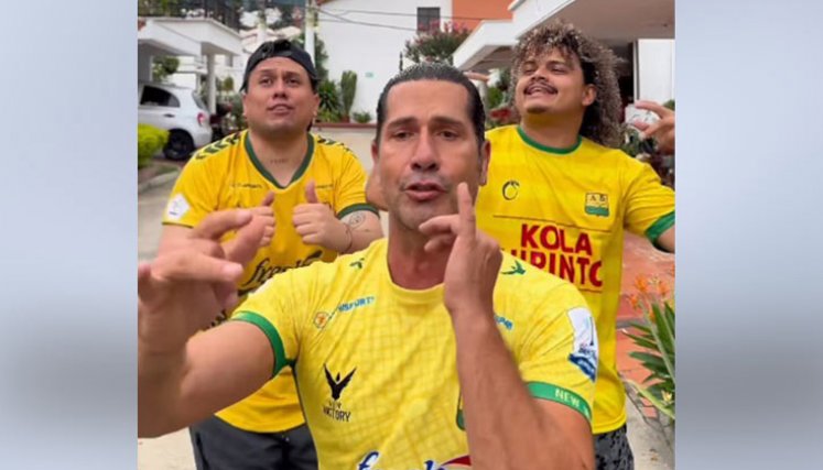 En un video lleno de humor y cargado de palabras de simpatía y complicidad con el público local, el actor Gregorio Pernía se unió a la fiebre auriverde.