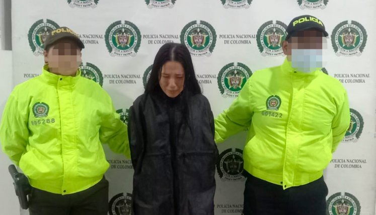 Janna Torres fue detenida en un gimnasio del barrio Antonia Santos.
