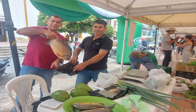 Con el firme propósito de fortalecer los ciclos cortos de comercialización se desarrolló el mercado campesino agroindustrial en Ocaña./ Foto: Cortesía
