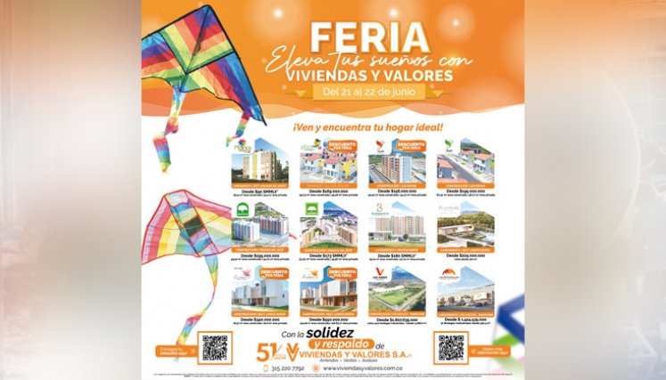 La expectativa con esta estrategia es brindar a nuestros clientes una plataforma integral que facilite el proceso de compra y arriendo de viviendas. A través de la 5ª edición de la Feria de Viviendas y Valores contarán con amplios portafolios para encontrar el inmueble perfecto