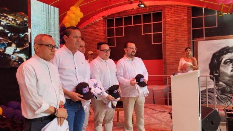 El alcalde Jorge Acevedo instaló el acto de lanzamiento de la Feria 2024/Foto cortesía