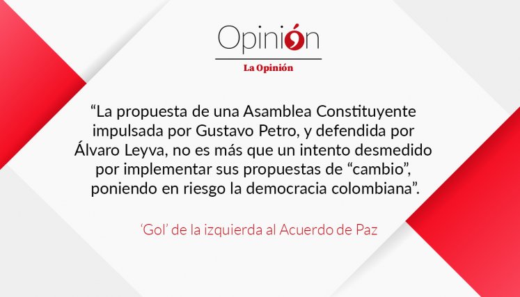 ‘Gol’ de la izquierda al Acuerdo de Paz