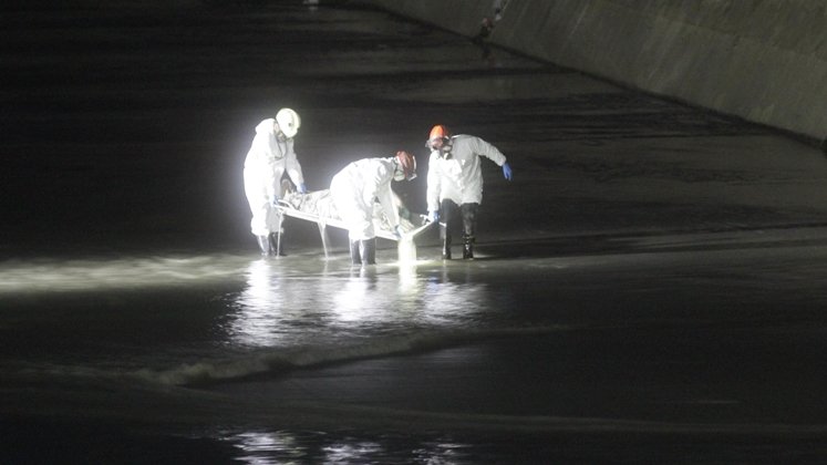 El cadáver flotaba en la pichera que recorre el Canal Bogotá.