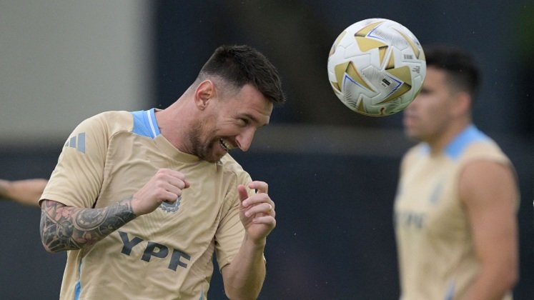 Lionel Messi, con la responsabilidad de llevar a su selección a otro título.