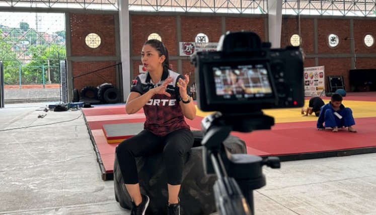 Johana Orozco, exyudoca, participó en las Olimpiadas de 2004.