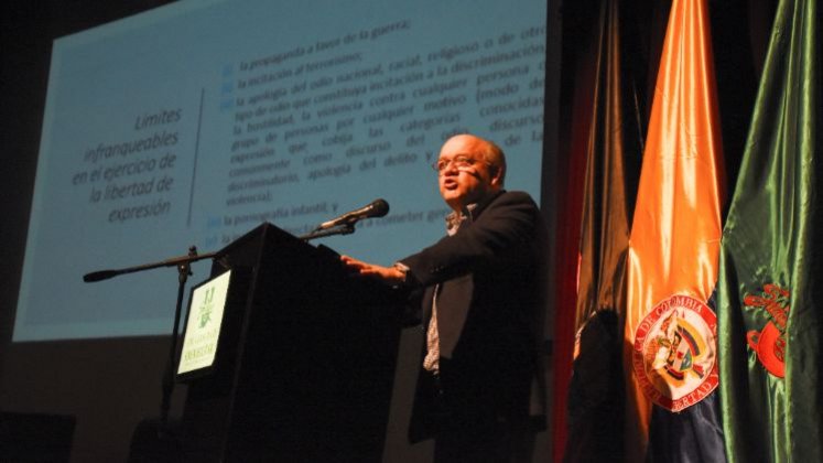 El actual presidente de la Corte Constitucional de Colombia, José Fernando Reyes Cuartas, fue uno de los ponentes de la versión 2019 del Congreso. / Foto: Cortesía / La Opinión 