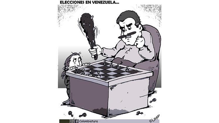 Caricatura @Colombiatura