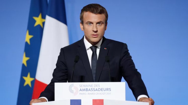 Emmanuel Macron, presidente de Francia.