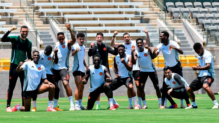 Entrenamiento Selección Colombia. Foto FCF