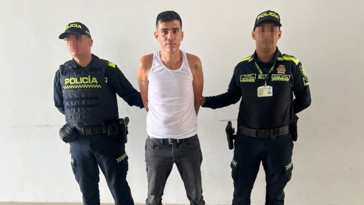 El capturado fue detenido por tráfico de estupefacientes.