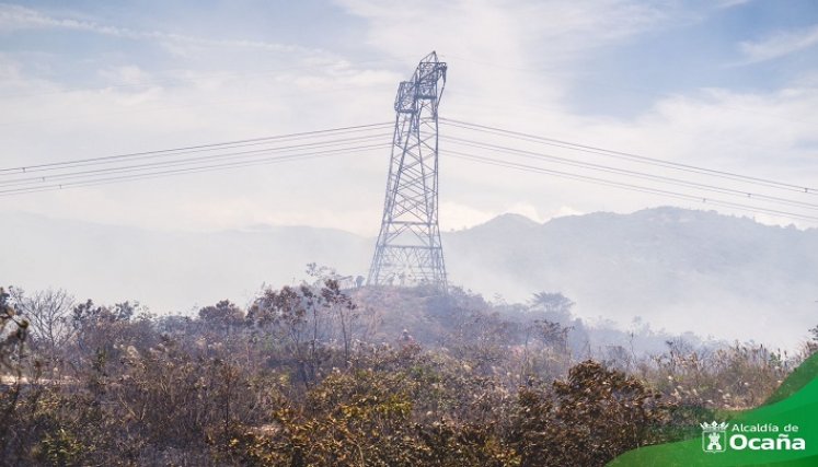 El incendio se encuentra controlado en un 80 por ciento, pero ya ha generado grandes afectaciones en la vegetación de la zona./ Fotos: cortesía para La Opinión