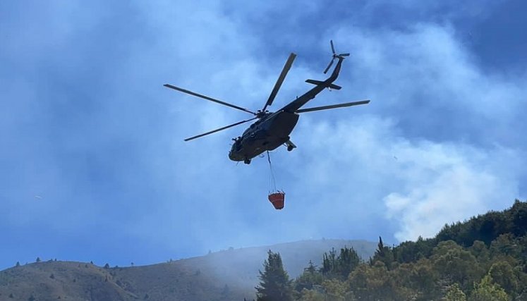 Luego de varios días fue extinguido el incendio forestal en zona rural de Ocaña./ Foto cortesía para La Opinión.