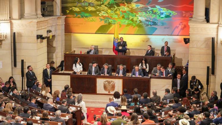 Instalación del Congreso el 20 de julio./Foto Presidencia