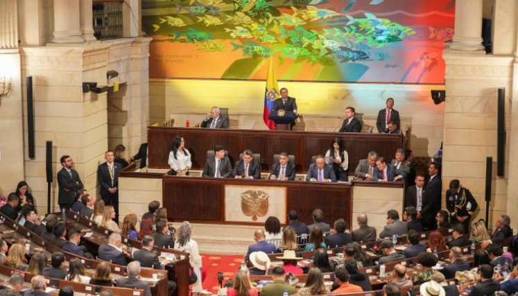 Instalación del Congreso el 20 de julio./Foto Presidencia