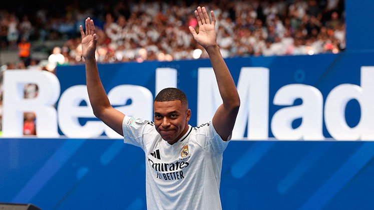 Kylian Mbappé, Real Madrid 2024. 