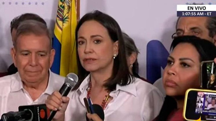 Reacción Maria Corina Machado y Edmundo Gonzalez