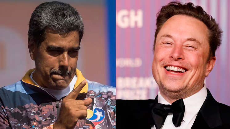 Elon Musk y Nicolás Maduro