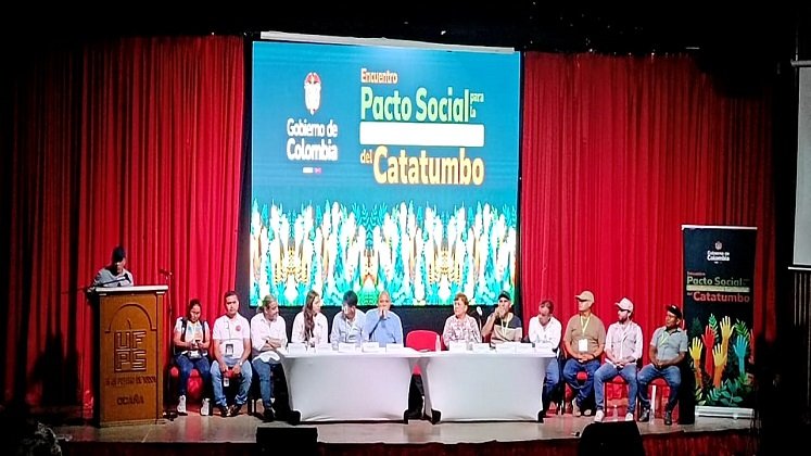 En Ocaña se desarrollaron mesas técnicas para consolidar el Pacto social territorial para la transformación del Catatumbo. / Foto Cortesía