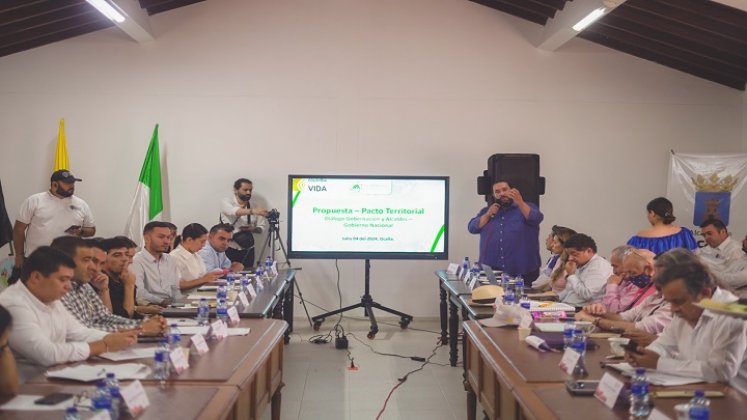 En Ocaña se desarrollaron mesas técnicas para consolidar el Pacto social territorial para la transformación del Catatumbo. / Foto Cortesía