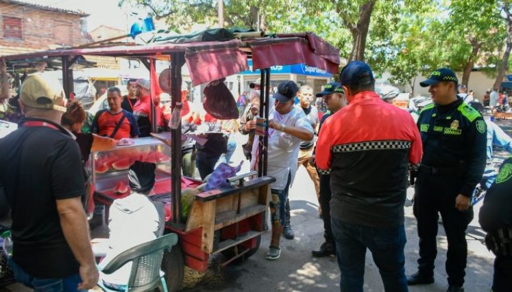 Incautación de megáfonos a carreteros en Cúcuta/Foto cortesía