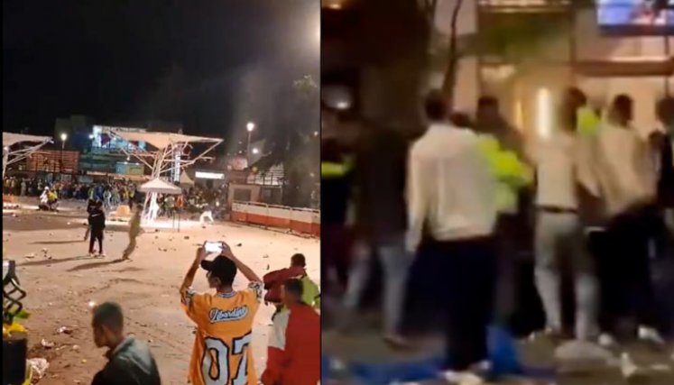 Riñas en Bogotá tras el partido de la final de la Copa América