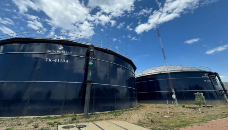 Los tanques de la estación Las Cumbres en el municipio Los Patios tienen capacidad para 7.350 metros cúbicos de agua. 